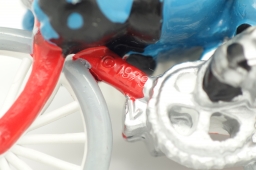 Schtroumpf cycliste - photo