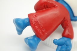 Schtroumpf dormeur dans son lit - photo