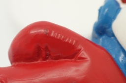 Schtroumpf dormeur dans son lit - photo