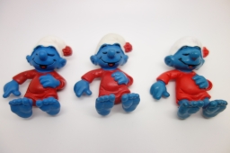 Schtroumpf dormeur dans son lit - photo