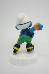 Schtroumpf en rollers - photo