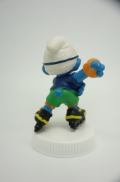 Schtroumpf en rollers - photo