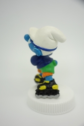 Schtroumpf en rollers - photo