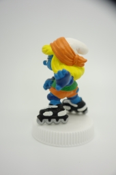 Schtroumpfette en rollers - photo