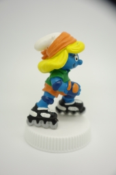 Schtroumpfette en rollers - photo