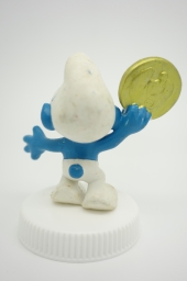 Schtroumpf avec pièce - photo