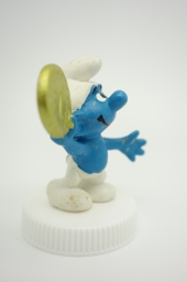 Schtroumpf avec pièce - photo