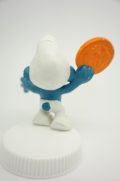 Schtroumpf avec pièce (grand) - photo