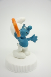 Schtroumpf avec pièce (grand) - photo