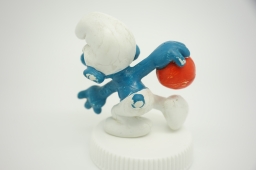 Schtroumpf joueur de bowling - photo