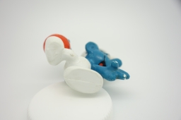 Schtroumpf joueur de bowling - photo