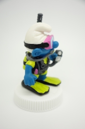 Schtroumpf plongeur - photo