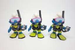 Schtroumpf plongeur - photo