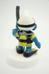 Schtroumpf plongeur - photo