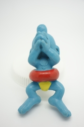 Schtroumpf nageur avec bouée (petit) - photo