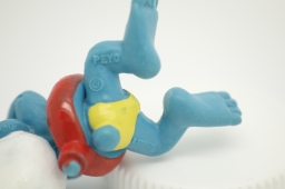 Schtroumpf nageur avec bouée (petit) - photo