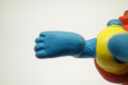 Schtroumpf nageur avec bouée (grand) - photo