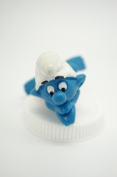 Schtroumpf nageur avec bouée (grand) - photo