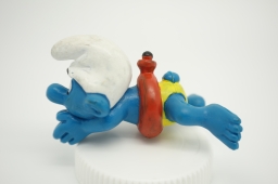 Schtroumpf nageur avec bouée (grand) - photo