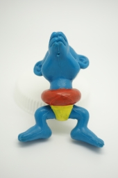 Schtroumpf nageur avec bouée (grand) - photo