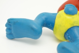 Schtroumpf nageur avec bouée (grand) - photo