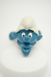 Schtroumpf nageur avec bouée (grand) - photo