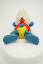 Schtroumpf nageur avec bouée (grand) - photo