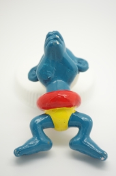 Schtroumpf nageur avec bouée (grand) - photo