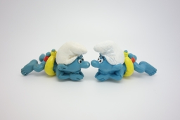 Schtroumpf nageur avec bouée (petit) - photo