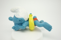 Schtroumpf nageur avec bouée (petit) - photo