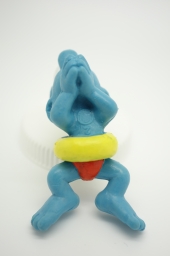 Schtroumpf nageur avec bouée (petit) - photo