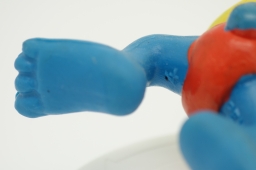 Schtroumpf nageur avec bouée (grand) - photo