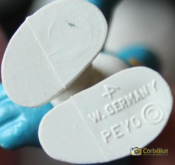 Schtroumpf avec fleur - photo