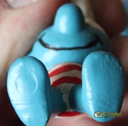 Schtroumpf baigneur / bain de soleil - photo