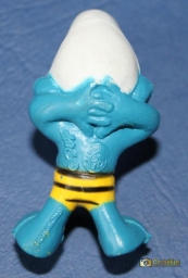 Schtroumpf baigneur / bain de soleil - photo