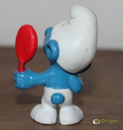 Schtroumpf coquet avec miroir - photo