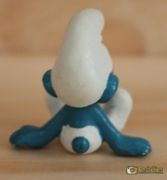 Schtroumpf assis (petit) - photo
