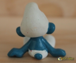 Schtroumpf assis (grand) - photo