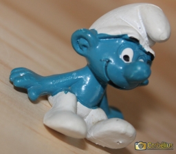 Schtroumpf assis (grand) - photo