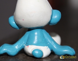 Schtroumpf assis (grand) - photo