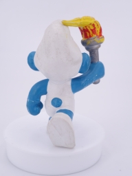 Schtroumpf olympique porteur de torche (petit) - photo