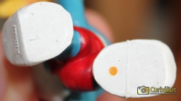 Schtroumpf olympique porteur de torche (grand) - photo