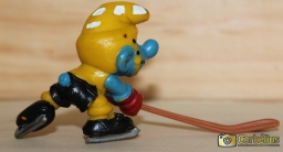 Schtroumpf joueur de hockey sur glace - photo