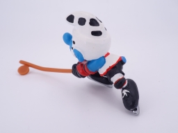 Schtroumpf joueur de hockey sur glace - photo