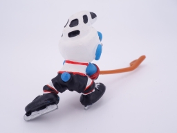 Schtroumpf joueur de hockey sur glace - photo