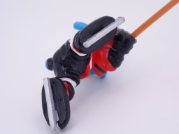 Schtroumpf joueur de hockey sur glace - photo