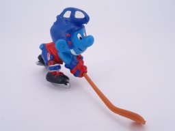 Schtroumpf joueur de hockey sur glace - photo