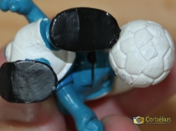 Schtroumpf footballeur - photo