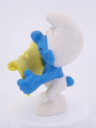 Schtroumpf chanteur avec partition - photo