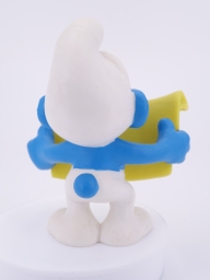 Schtroumpf chanteur avec partition - photo